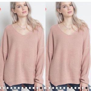 Pink sweater